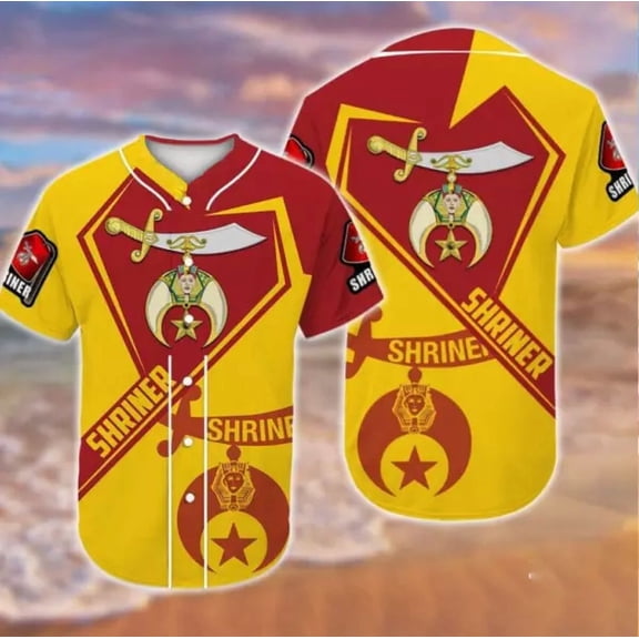 Shriner Nobles Mystic Egyptian Arabic Order 3D Baseball Jersey Shirt - Hot Sale 2026