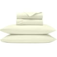 thumbnail image 1 of Shrinita 800 Thread Count Organic Cotton Bedsheet 4 PC Twin-XL Ivory 15" Deep Pockets, 1 of 7