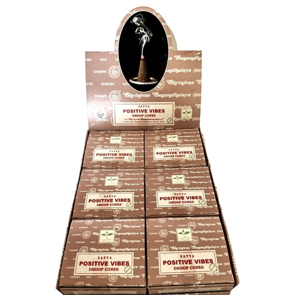 Shrinivas Sugandhalaya Satya Sai Baba positive vibes Dhoop Cones, 144 Cones