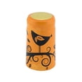 thumbnail image 1 of Shrink Cap | Ginger Orange w/Midnight Black Birds (100/Pack), 1 of 96