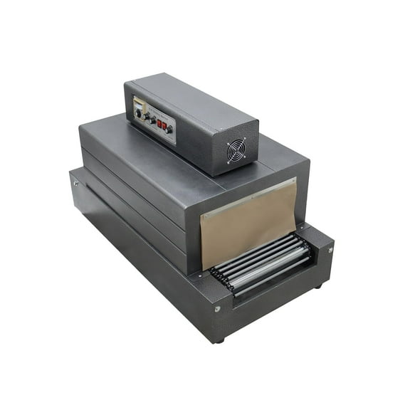 Shrink Tunnel Packaging Machine Heat Wrap Machine Chain Conveyor for POF PVC 220V