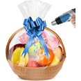 thumbnail image 1 of Shrink Wrap Bags for Christmas Gift Baskets 12x16 Inches 10 Pack Clear Cellophane PVC Heat Shrink Bags for Gift Wrapping Halloween Easter Valentine's Day Mother's Day, 1 of 3