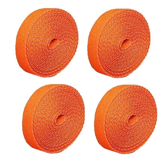 Shrinkable Braided Cable Sleeve Insulation Fireproof Protective Sleeve for Heat Shrinkable Tube Cable Finisher Orange