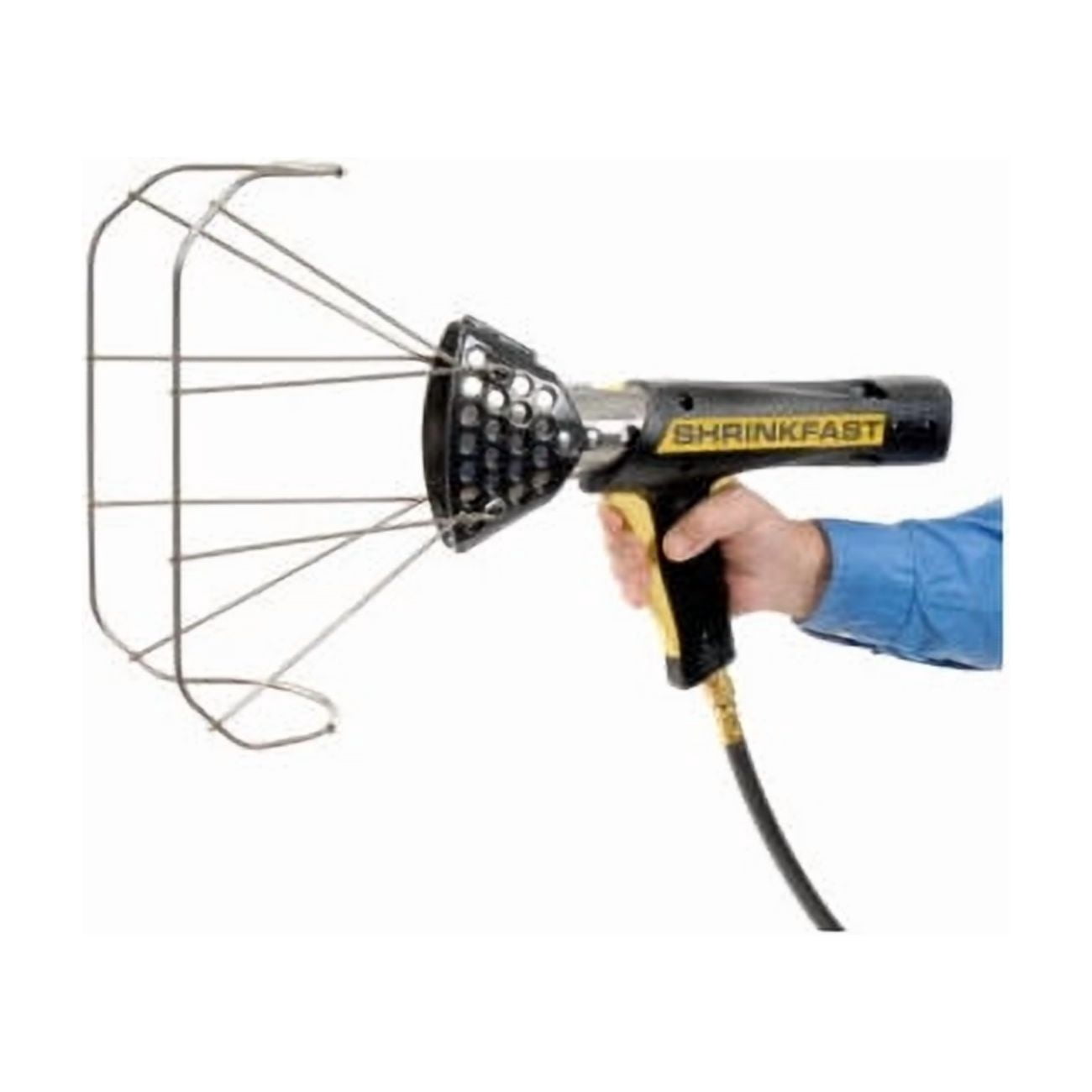 Shrinkfast Heat Gun w/ Safety Cage Assembly Safety Trigger & Storage Case