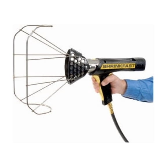 Shrinkfast Heat Gun w/ Safety Cage Assembly Safety Trigger & Storage Case