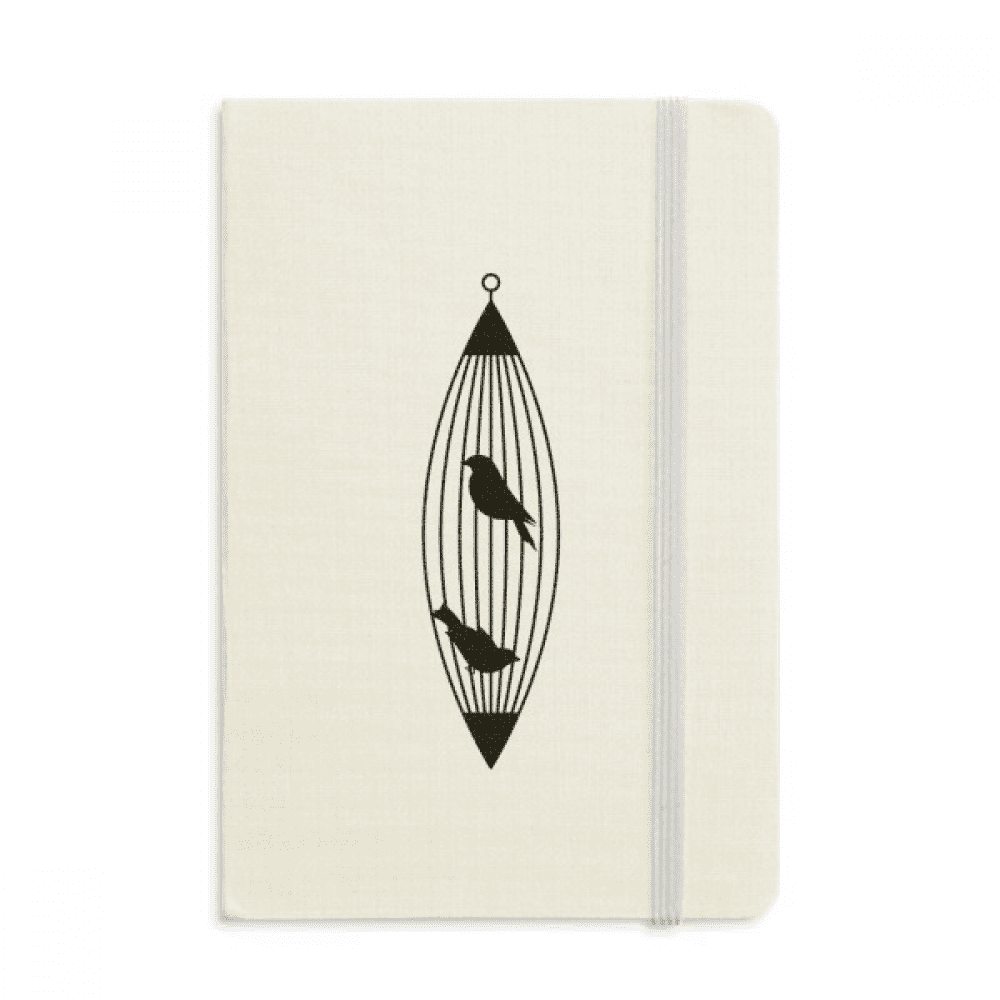 Shrinking Cage Outline Flying Notebook Official Fabric Hard Cover ...