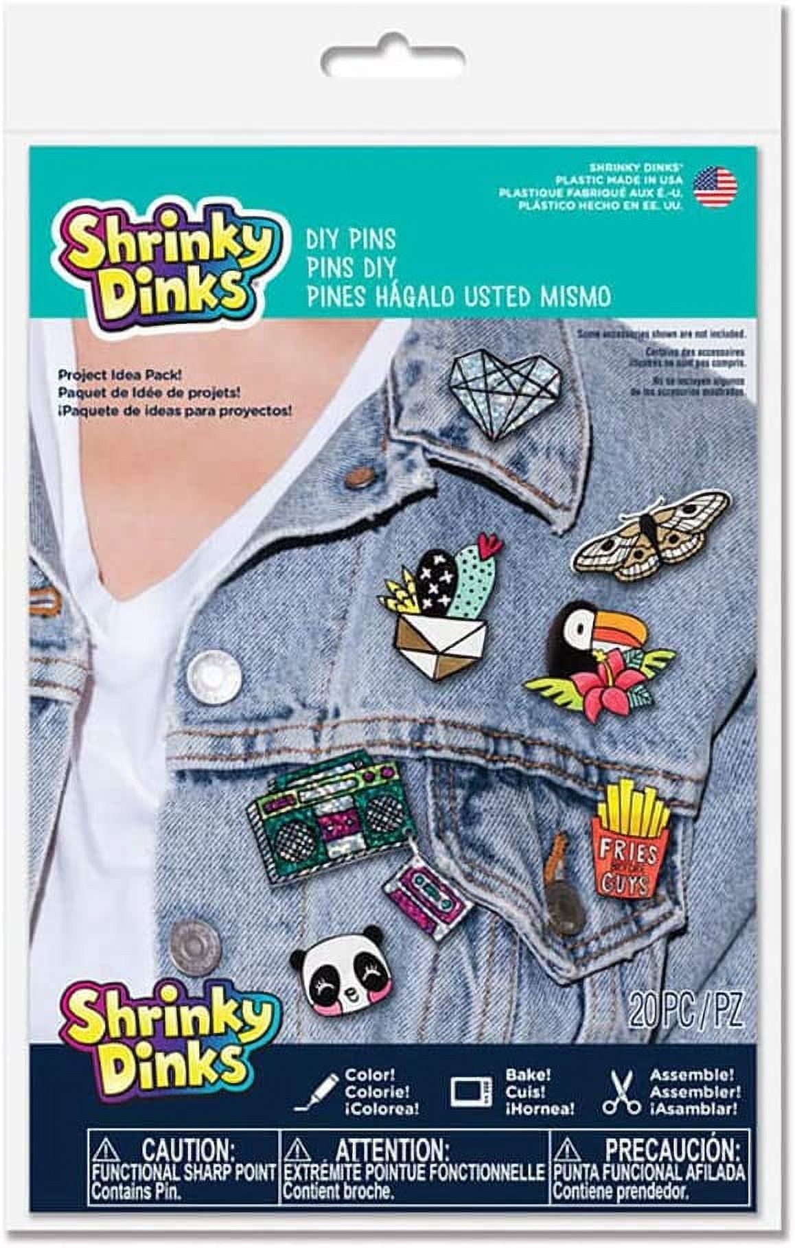 DIY Shrinky Dink Pin and Flair Kit - 711841517385