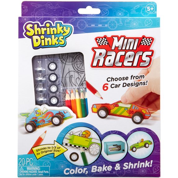 Shrinky Dinks Kit-Mini Racers