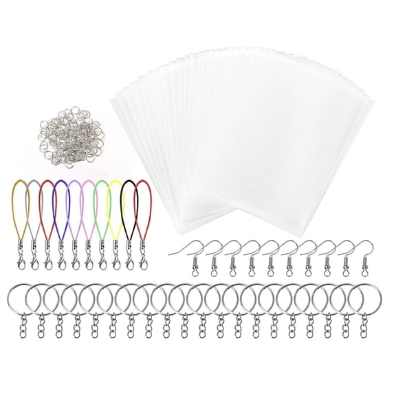 Shrinky Plastic Sheets Keychain Kit, 165Pcs Shrinky Art Kit for Kids for DIY Ornaments for -Craft