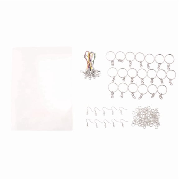 Shrinky Plastic Sheets Keychain Kit, 165Pcs Shrinky Art Kit for Kids for DIY Ornaments for -Craft