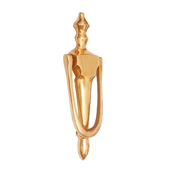 Shristy Hardware Archelaus Brass Door Knocker - (Pack of 1 Polished Lacquered Finish)
