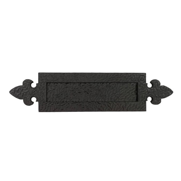 Shristy Hardware "Beeroth" Decorative Iron Letter Plate - (Pack of 1 Black Powder Coated Finish)