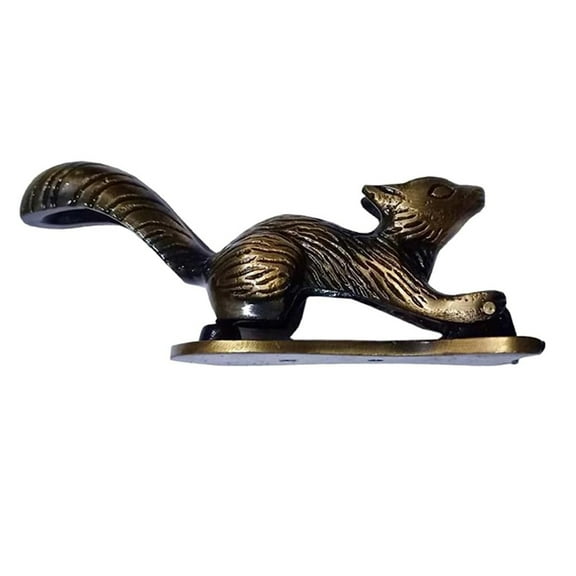 Shristy Hardware "Squirrel" Decorative Iron Door Knocker - (Pack of 1 Antique Brass Finish)