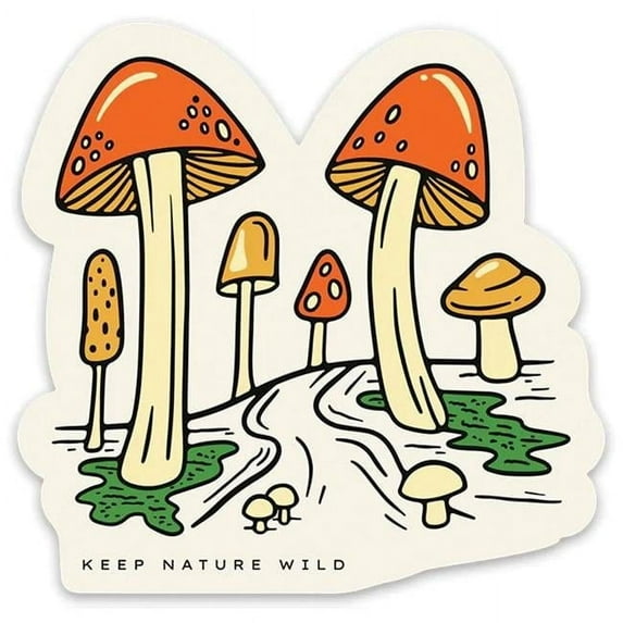 Shroom Forest Sticker
