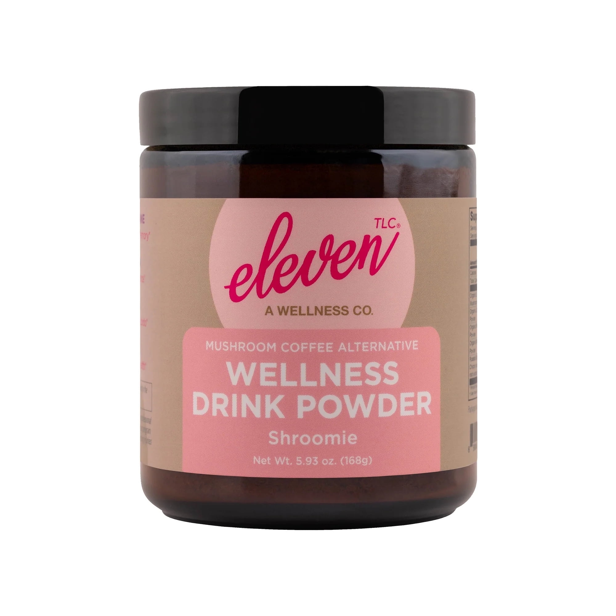 Eleven TLC, Shroomie Instant Mushroom Chicory Coffee Alternative , Caffeine Free Energy, 168 G