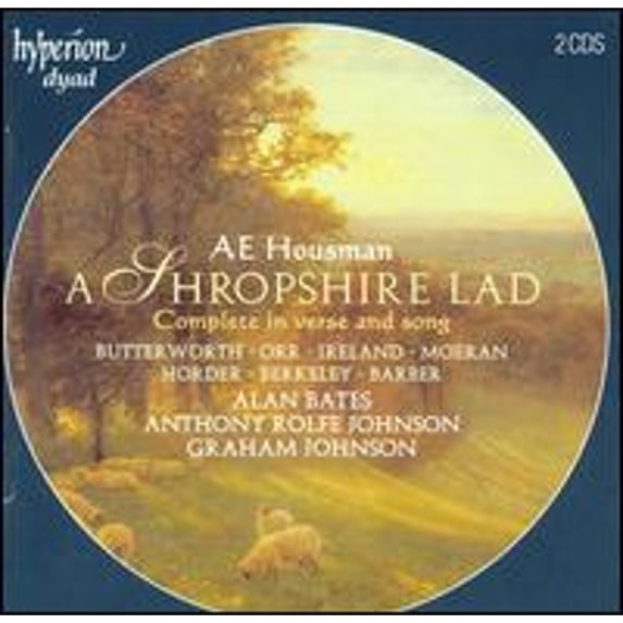 Pre-Owned A.E. Housman: A Shropshire Lad, Complete in verse and song (CD 0034571120447) by Anthony Rolfe Johnson (tenor), Graham Johnson (piano)