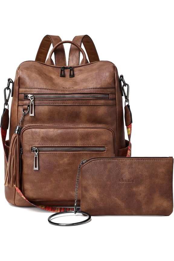 Backpack Purse for Women Leather Fashion Designer Backpack Convertible Shoulder Satchel Bag for Travel College Work