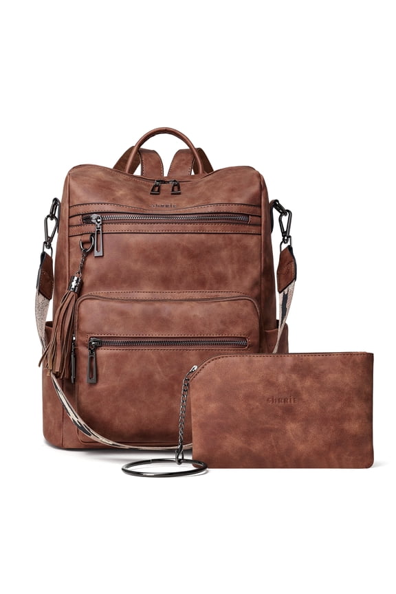 Backpack Purse for Women Leather Fashion Designer Backpack Convertible Shoulder Satchel Bag for Travel College Work