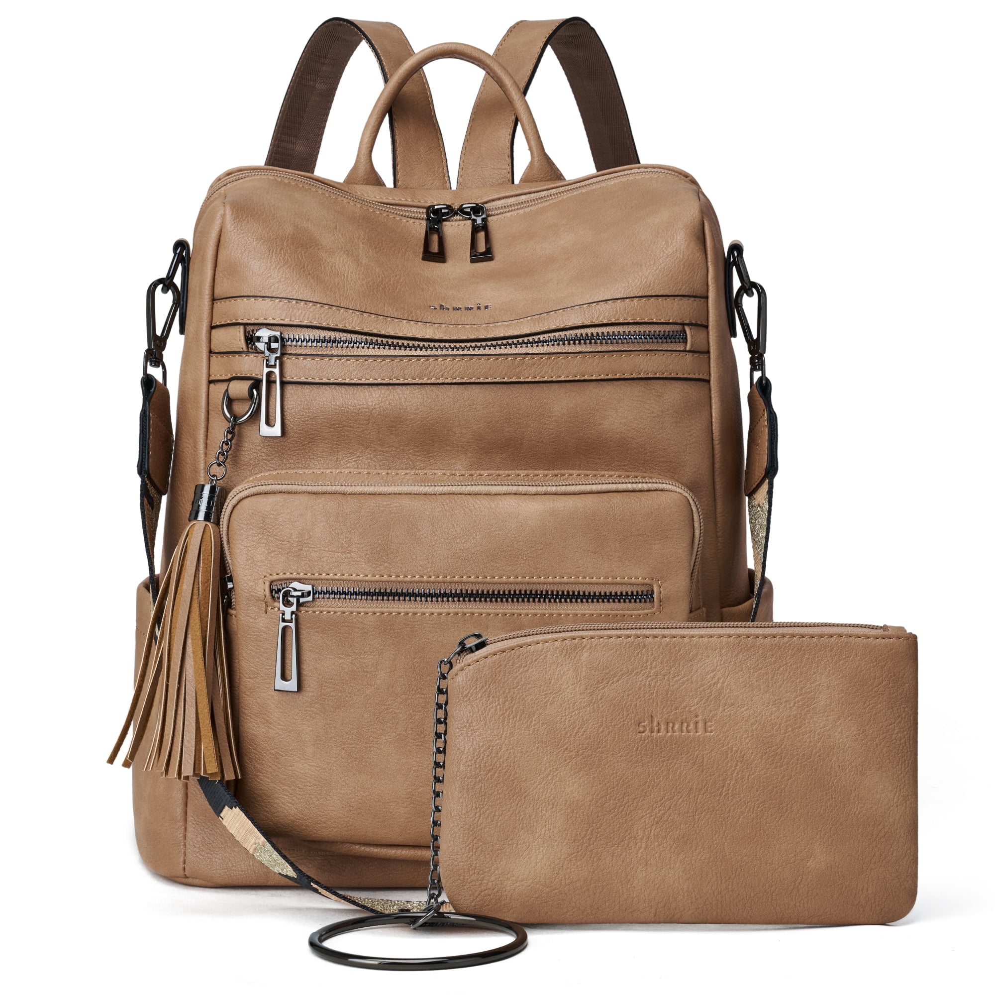 Shrrie Backpack Purse for Women Leather Fashion Designer  display picture 2
