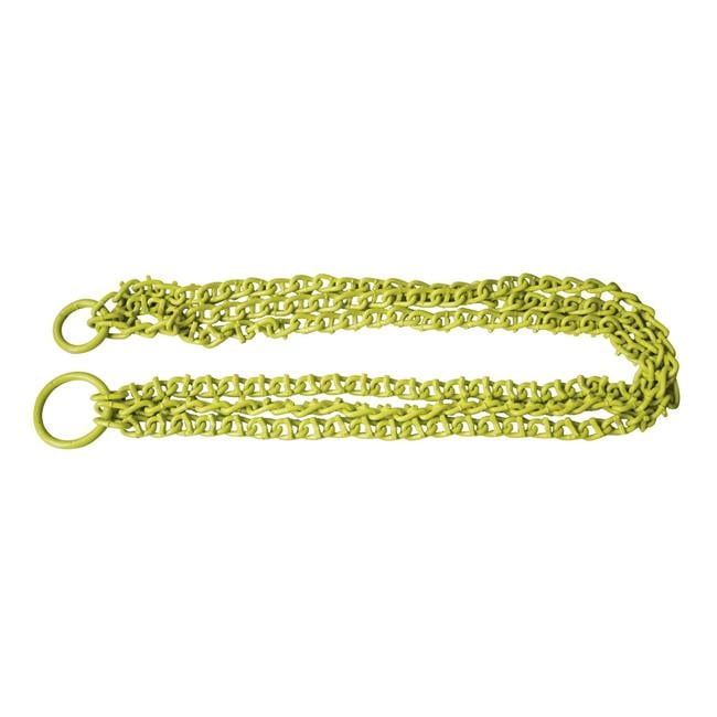 Extreme 6-Foot Green Steel Triple Chain Shrub and Clump Grubber