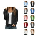 thumbnail image 1 of Shrug Cardigans for Women 2025 Fall Lightweight Long Sleeve Open Front Button Soft Knit Cardigan Sweaters, 1 of 6