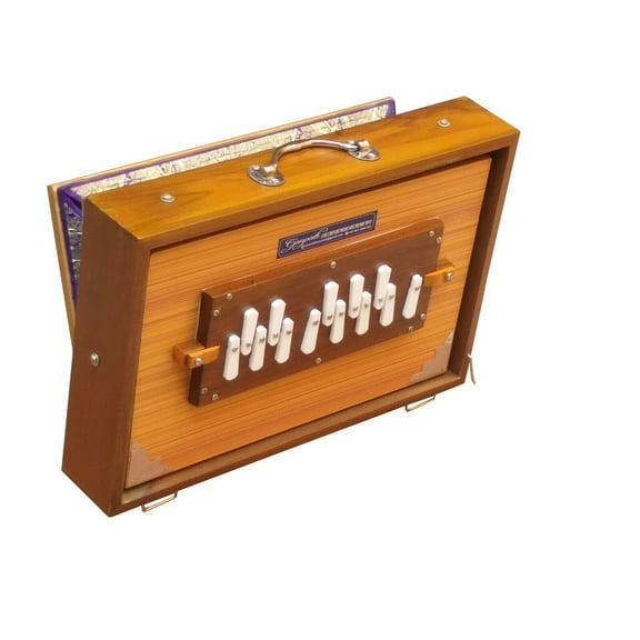 Shruti Box Teak Wood Size (15 X 10 X 3) Inches Tuned: 440 Hz, Suitable for Yoga, Bhajan, Kirtan, Mantra, Drone