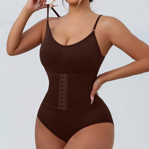Shrysg Fashion Women's Round-Neck Sleeveless Backless Shaping Clothes, Casual Solid Color Shapewear, Lightweight Breathable Polyester, Ideal for Daily Wear and Swimming Pool
