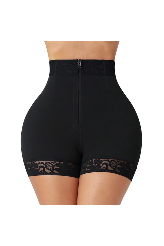 Women's High Waist Shapewear Body Shaper Briefs with Moderate Control Nylon Spandex Casual Tummy Control Hip Lift Pants