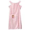 thumbnail image 1 of Shrysg Women's Wearable Bath Wrap Dress Quick Dry Absorbent Towel Robe with Pocket Strap Shower Cover Up for Spa Pool Pink, 1 of 6