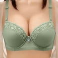 thumbnail image 1 of Shrysg Womens Lace Underwire Push Up Bra with Adjustable Straps, Breathable Mesh Everyday Lingerie for All Occasions, 1 of 7