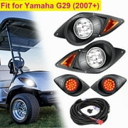Yamaha G29 Golf Cart Lights Kit 12V Gas & Electric Street Legal Headlights and Tail Light Kit Assembly(2007+) for Shu-Ran
