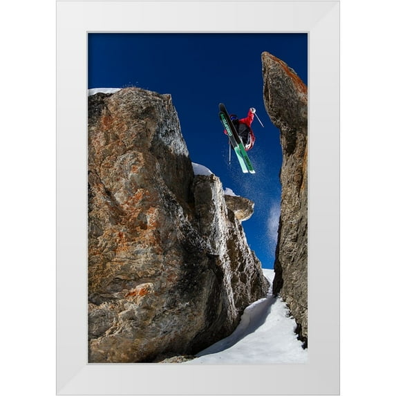 Shu, Tristan 13x18 White Modern Wood Framed Museum Art Print Titled - In Between The Rocks