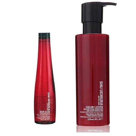 Shu Uemura Color Lustre Shampoo 10 oz and Conditioner 8 oz Set