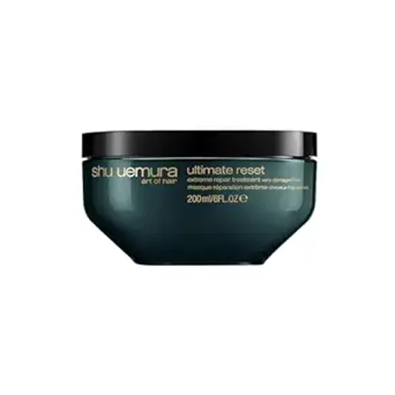 Shu Uemura Ultimate Reset Extreme Repair Hair Mask | Strengthens to Reduce Breakage and Split Ends | Deeply Conditions and Nourishes | With Japanese Rice Extract | For Dry and Very Damaged Hair