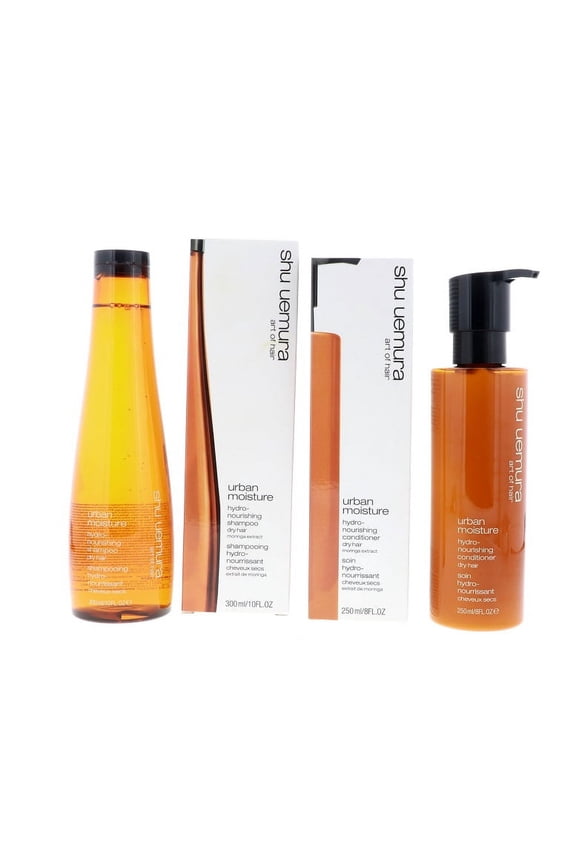 Urban Moisture Condtioner 250 ml / 8.5 oz 1 Pc, Shu Uemura Urban Moisture Shampoo, 10.1 oz 1 Pc