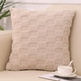 thumbnail image 1 of Shu Velvet Furry Lumbar Pillow Set for Living Room Sofa Cushion Office Backrest Support, 1 of 6