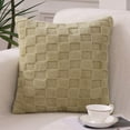 thumbnail image 1 of Shu Velvet Furry Lumbar Pillow Set for Living Room Sofa Cushion Office Backrest Support, 1 of 6