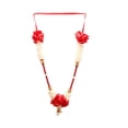 thumbnail image 1 of Shubhkart Makhamali Artificial Moti Garland, Red, 1 of 4