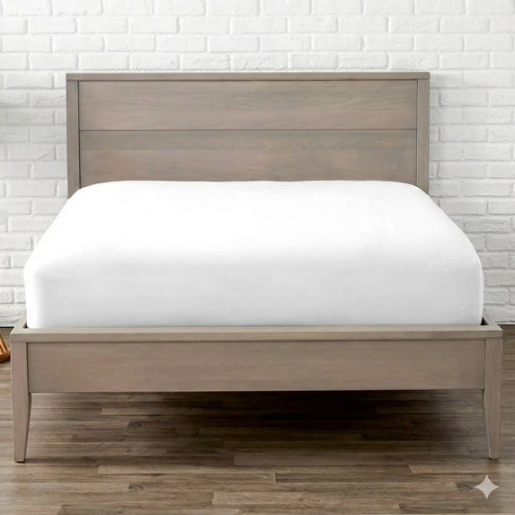 Shubozy Ultra-Soft Brushed Microfiber Fitted Sheet - 15" Deep Pocket, Breathable & Cooling Bottom Sheet, Wrinkle & Fade Resistant (White) White,King