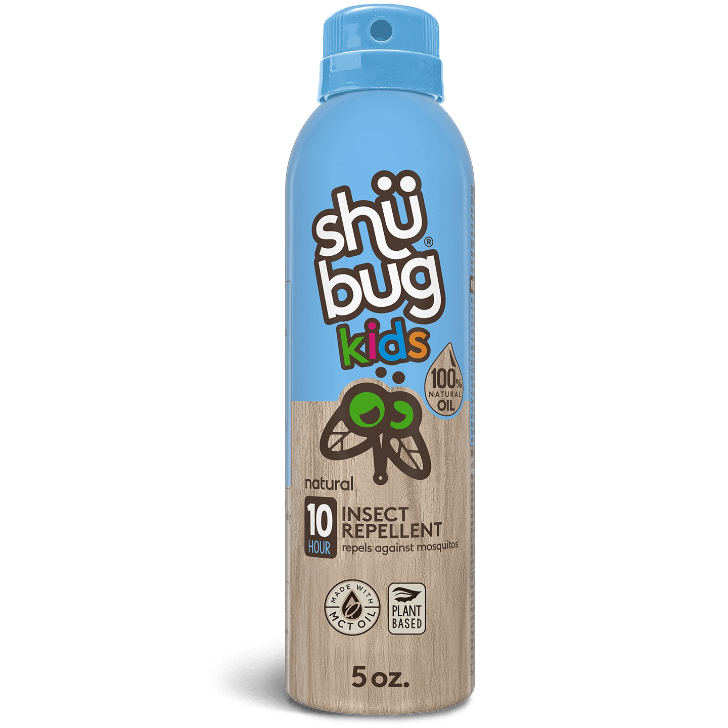 Shubug Kids Natural Insect Repellent, 100% Natural Oil, Daily Mosquito Repellent Moisturizer, 5oz. Kids Bug Spray