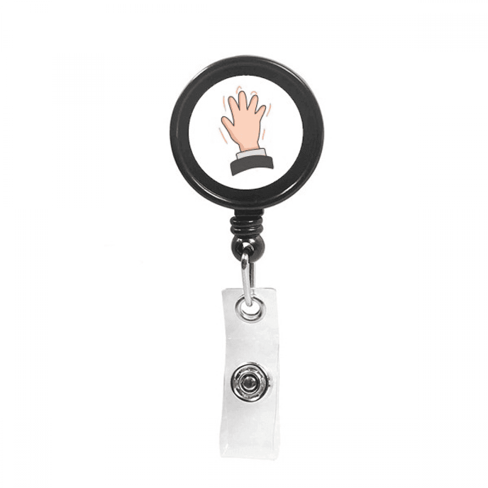 Shudder Tremble Alm Hand Tension Strain Retractable Keychain Badge Holder ID Badge