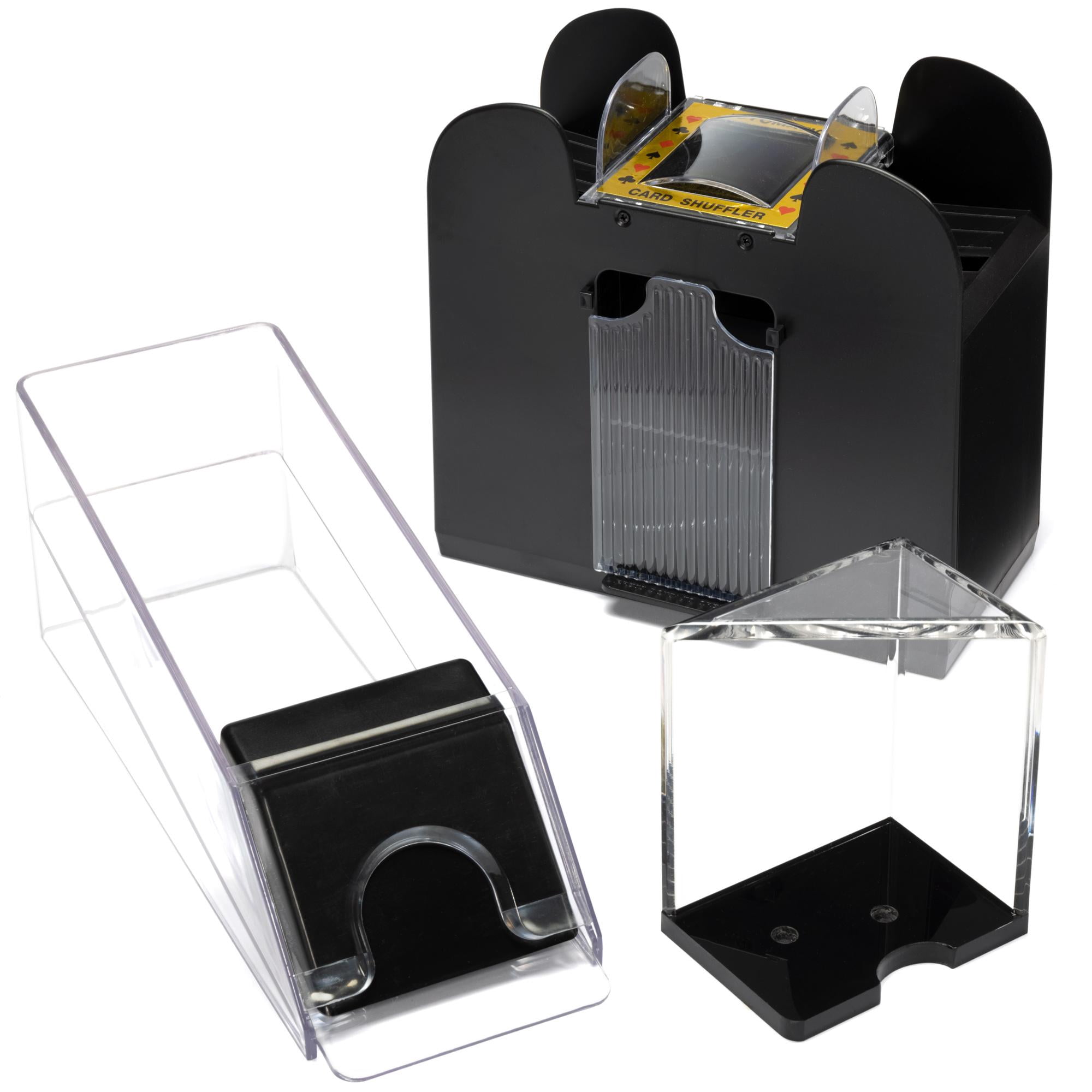 Sabot Cartes 4/6 Jeux - Distributeur Cartes Blackjack/Poker - PP Robust - Portable