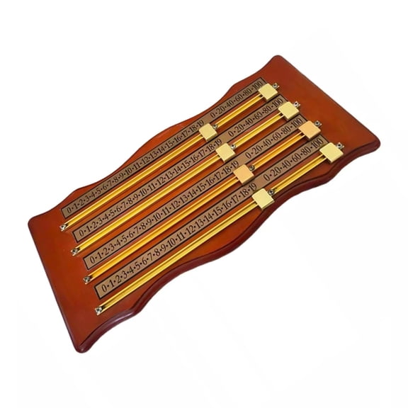 Shuffleboard Scoreboard Wood Billiard Score Board Counters Billiard Scores Keeper Scoring Board Snookers Game Counters