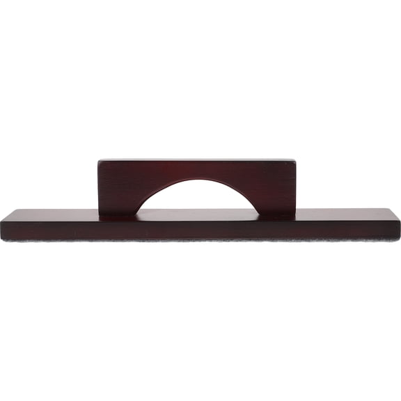 KAKOWELY Wood Table Brush Dark Red 1Pcs 15.2X2.8X2.3In