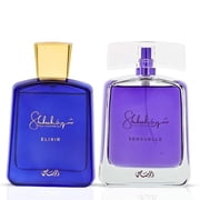 Shuhrah Elixir Pour Homme & Shuhrah Sensuelle Pour Femme Eau de Parfum Sprays 90ml by Rasasi Bundle