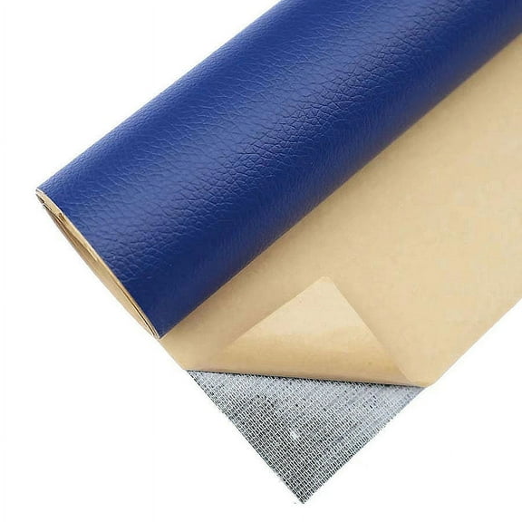 Shukii Leather Repair Tape Self Adhesive Repair Leather Patch Leather Patches For Furniture Leather Repair Patch For Car Seats,Cabinets,Handbags Treasure Blue,30*20cm