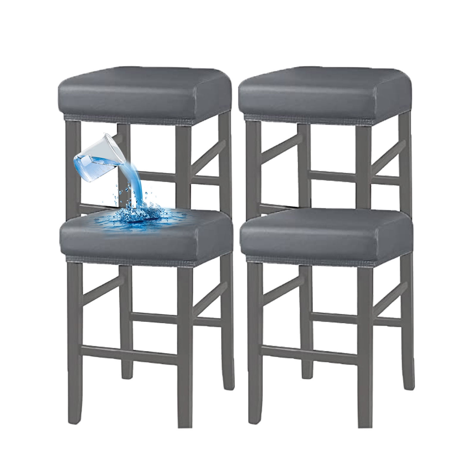 Shukii Stool Covers Rectangle Stretch Rectangle Bar Stool Covers