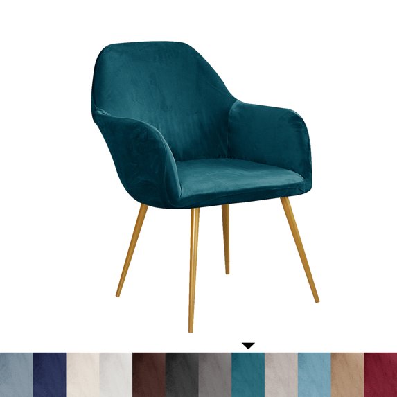 Shukii Velvet Dining Chair Covers Set of 4 Dark Grey Blue Chair Slipcovers Chair Protector Cover