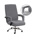 thumbnail image 1 of Shukii Waterproof Office Chair Cover Stretch Computer Office High Back Chair Cover with Arm Covers Washable Slipcovers Cover（grey,Large), 1 of 5