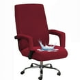 thumbnail image 1 of Shukii Waterproof Office Chair Cover Stretch Computer Office High Back Chair Cover with Arm Covers Washable Slipcovers Cover（wine,Medium), 1 of 7